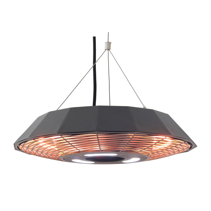 Infrared Electric Outdoor Heater - Hanging with Remote - LED
